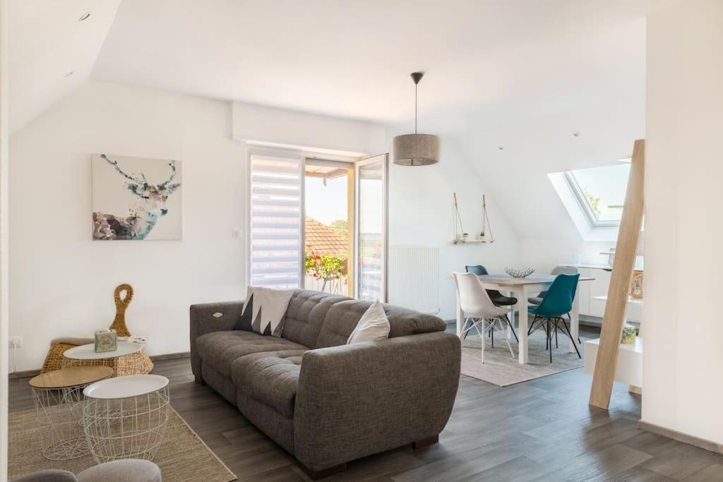 Appartement Climatise 70 M2, Proximite De Colmar Sainte-Croix-en-Plaine ภายนอก รูปภาพ